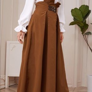 Western pleated skirt